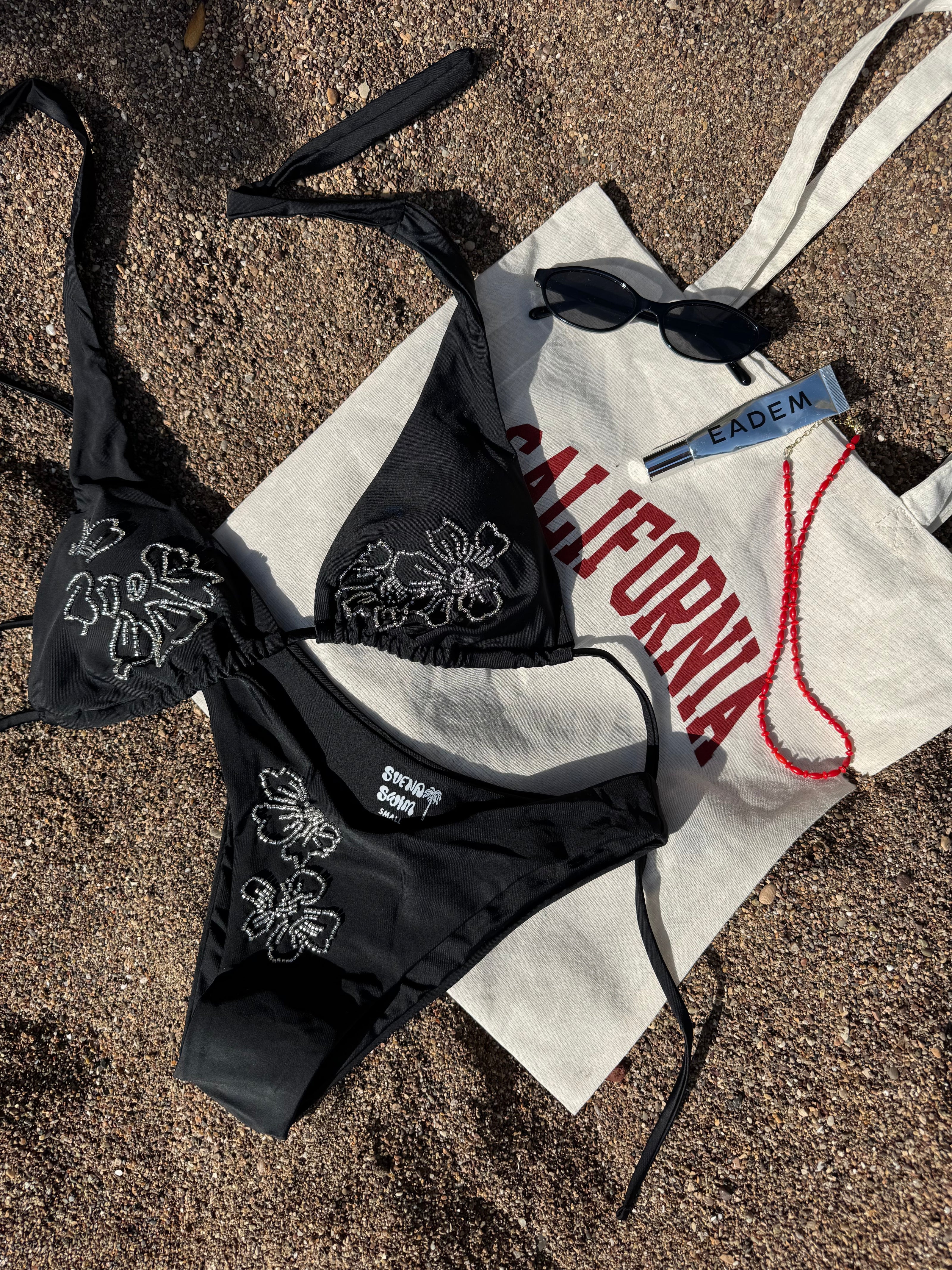 Island Time Bikini Set in Black