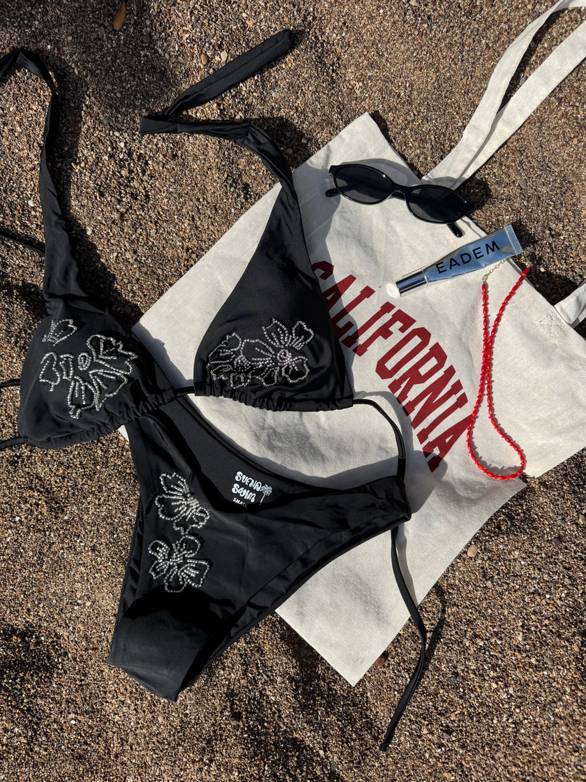 Island Time Bikini Set in Black